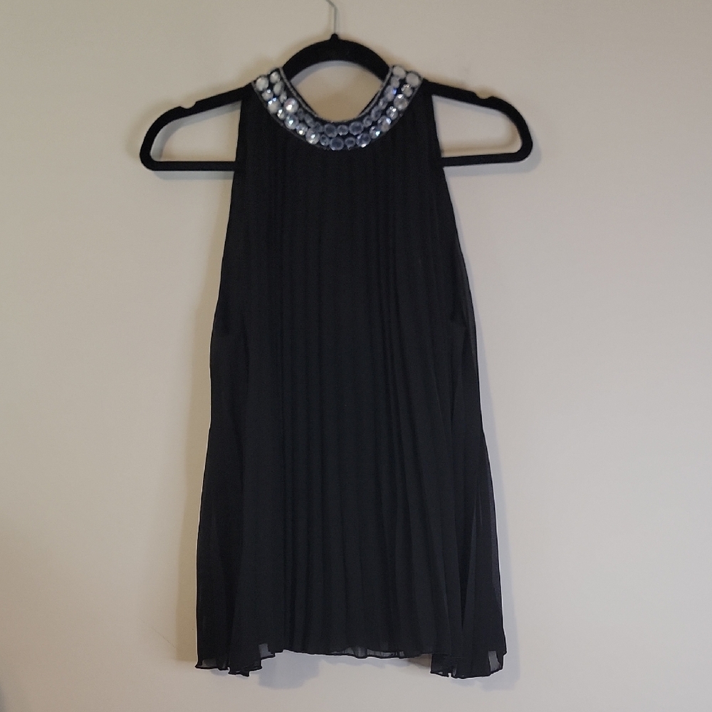 SL Fashions Black Dress Label Detail